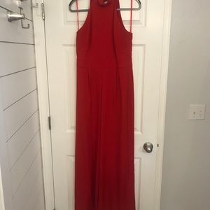 Red jumpsuit